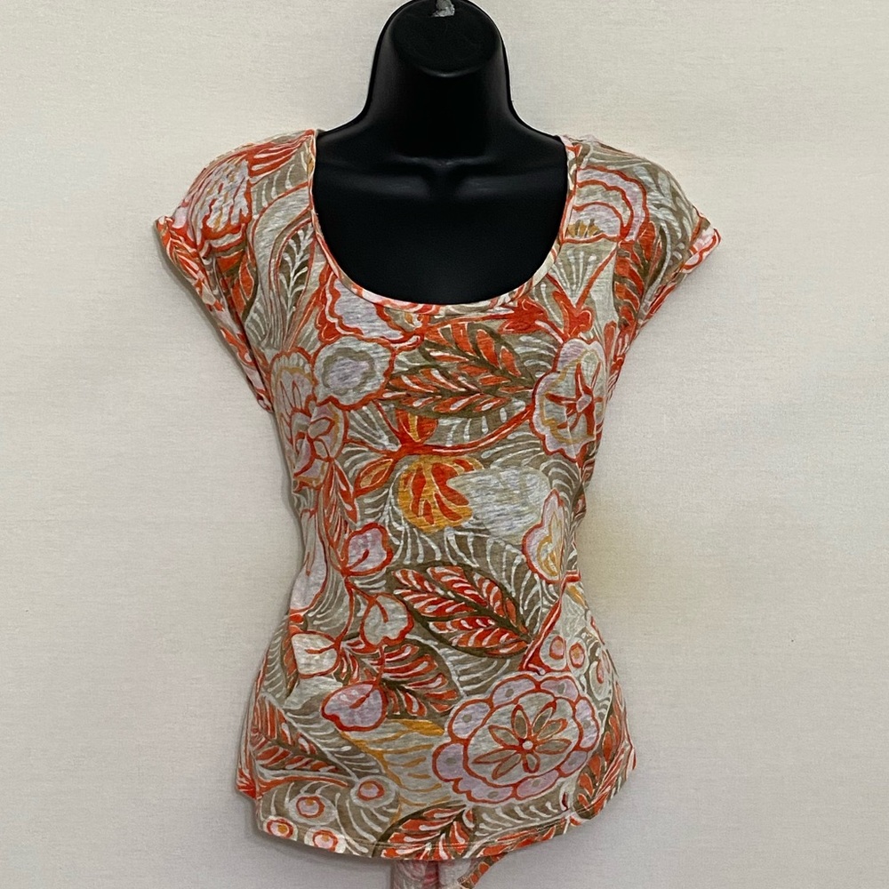 LOFT Multicolor Floral Blouse